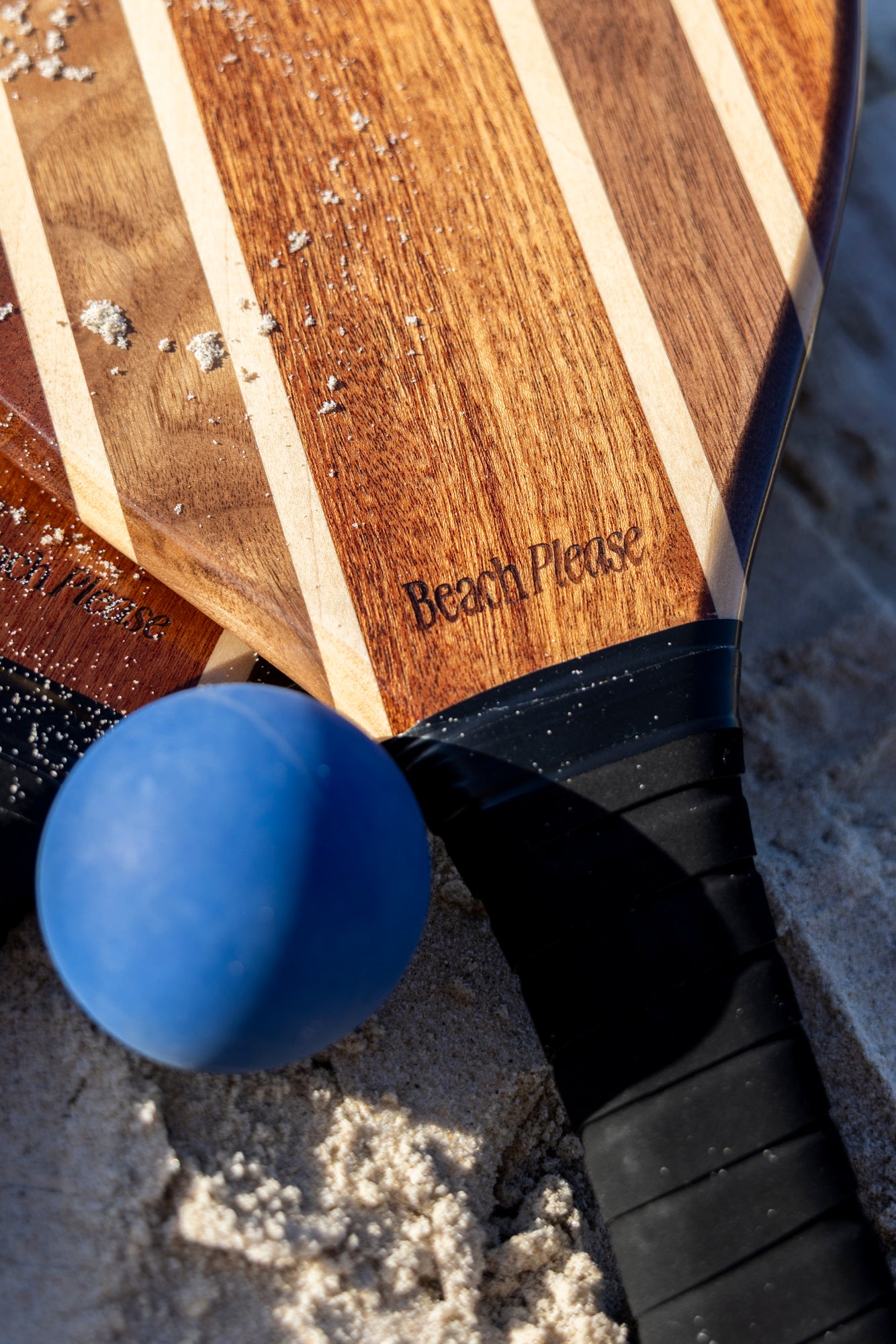 Premium Wooden Beach Paddle Racket