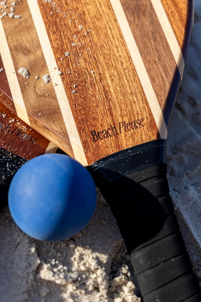 Premium Wooden Beach Paddle Racket