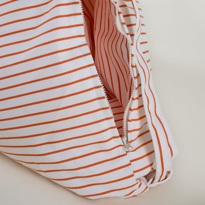 Orange & White