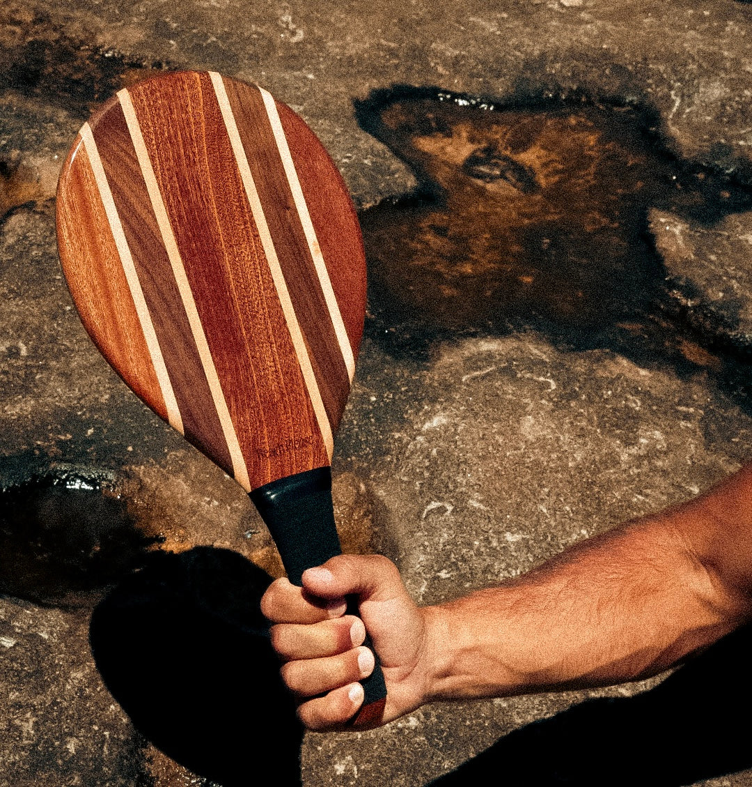 Premium Wooden Beach Paddle Racket